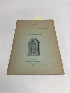 1931 New Jerusalem Of The Montanists Calder Bruxelles Secretariat De La Revue - Picture 1 of 5