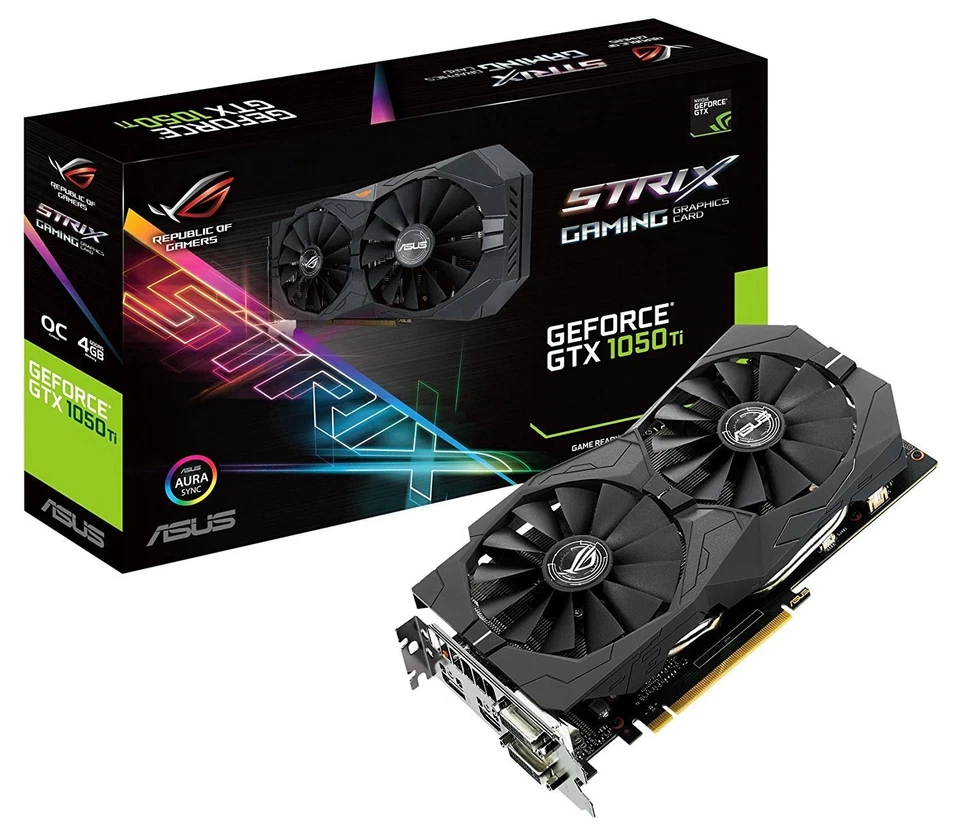 NVIDIA GTX 1050 TI 4GB ASUS ROG STRIX GAMING - Immagine 1 di 1