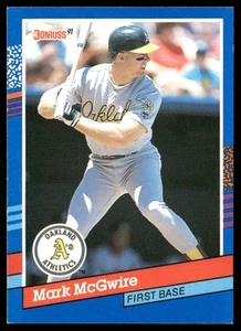 1991 DONRUSS MARK MCGWIRE OAKLAND ATHLETICS #105 - Picture 1 of 2