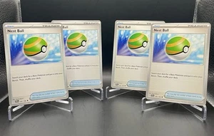 4x Nest Ball 181/198 Scarlet & Violet Base Set Uncommon Playset Pokemon TCG NM/M - Picture 1 of 2