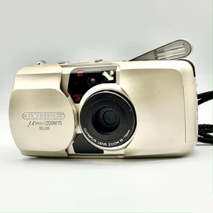 OLYMPUS mju ZOOM 70 DELUXE Compact Film Camera From Japan - Picture 1 of 13