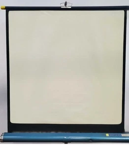 Vintage Radiant Tripod Movie Projector Screen Leader 40x40 in Original Box - Picture 1 of 5