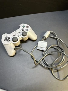 Official Sony PlayStation 1 PS1 Dual Shock Analog Gray OEM Controller SCPH-1200 - Picture 1 of 2