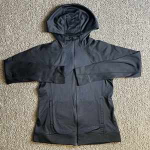 North Face  jacket womens medium black Pockets Hood Coat Casual Outerwear Zip Up - Picture 1 of 6