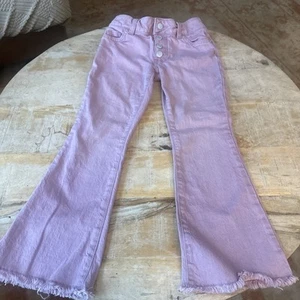 Cat & Jack Girl Pink Jeans Flare Size 6….snap Buttons! - Picture 1 of 12