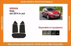 pellicola oscurante vetri compatibili con Nissan note dal 2014 in poi post - Imagen 1 de 1