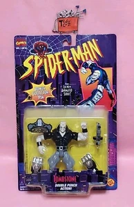 SPIDERMAN ANIMATED SERIES TOMBSTONE ACTION FIGURE VILLIAN MARVEL COMICS TOYBIZ - Imagen 1 de 4