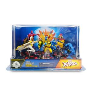 NIB Disney Marvel X-Men Deluxe Figurine Figure 9 Pieces Play Toy Set 
