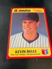 1991 Jimmy Dean Baseball #23 Kevin Maas - New York Yankees  - MT