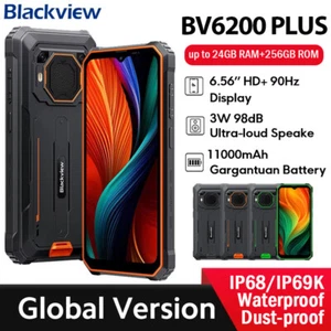 Blackview Android14 BV6200 Plus Rugged Phone 24GB 256GB 11000mAh NFC Smartphone - Picture 1 of 27