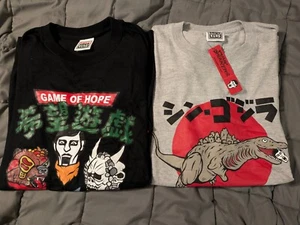Punk Drunkers Shirt Godzilla Kamata Kun Lot Of 2 Super Rare! - Picture 1 of 17
