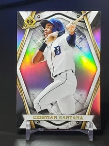 2022 Bowman Chrome INVICTA REFRACTOR Cristian Santana Detroit Tigers MLB - Picture 1 of 1