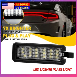For 2015-22 Dodge Charger Challenger Chrysler 300 [FULL LED] License Plate Light - Picture 1 of 12