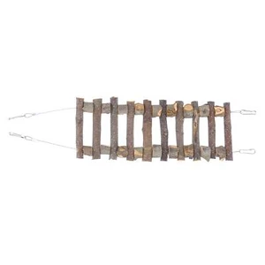 Wooden Pet Ladder Flexible Bridge Toy for Hamster Mouse Squirrel Parrot 70cm - Picture 1 of 12