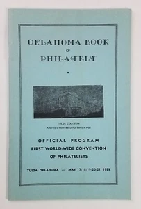 1939 Oklahoma Book Of Philately Convention Program Stamp Dealer Ads Herman Herst - Picture 1 of 10
