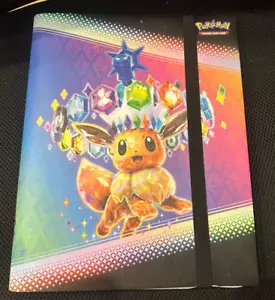 Pokemon Prismatic Evolutions Eevee Binder Collection Only Sideloader Binder 15X - Picture 1 of 3