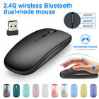 Universal Slim Wireless Rechargeable Mouse For MacBook Air Pro iPad iMac PC