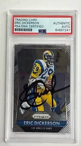 Eric Dickerson Signed 2015 Prizm Panini Football PSA 84897247 - Picture 1 of 2