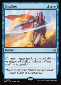 MTG - DISALLOW - Aetherdrift Commander (R) - Picture 1 of 1