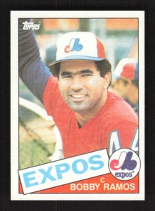 1985 Topps Baseball Bobby Ramos #407 Montreal Expos