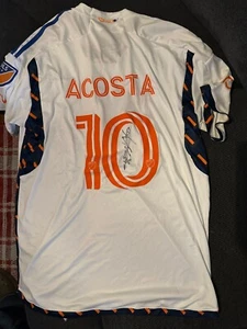 Lucho Luciano Acosta SIGNED FC Cincinnati Jersey Stitched Autographed Size XL - Picture 1 of 3