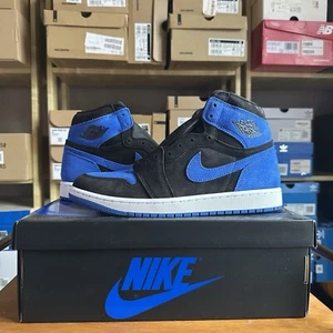 UK 4.5 - Air Jordan 1 Retro High OG - Royal Reimagined - Picture 1 of 5