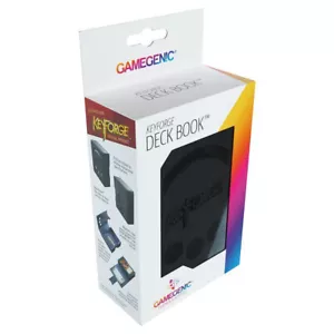 KeyForge: Libro de barajas (negro) accesorio de almacenamiento de tarjetas TCG magnéticas - nuevo y sellado - Imagen 1 de 1