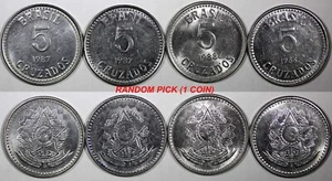 BRASILIEN 1986-1988 5 Cruzados UNC/BU KM# 606 RANDOM PICK (1 Münze) (25 007) - Bild 1 von 3