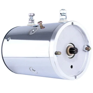 12V CHROME HYDRAULIC MOTOR FITS SPX PROHOPPER ORLIES SHOWTIME HYD COOL CARS REDS - Picture 1 of 4