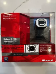 Microsoft LifeCam HD-5001 HD Webcam 720p Video Camera NIB - Picture 1 of 6