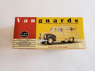 Vanguards Austin A40 Van VA3002 Yellow 1:43 Scale Diecast Car NEW - Image 1 of 4