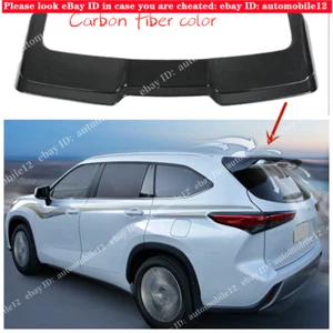 Alerón de techo trasero estilo fibra de carbono para Toyota Highlander 2020-2022 - Imagen 1 de 12