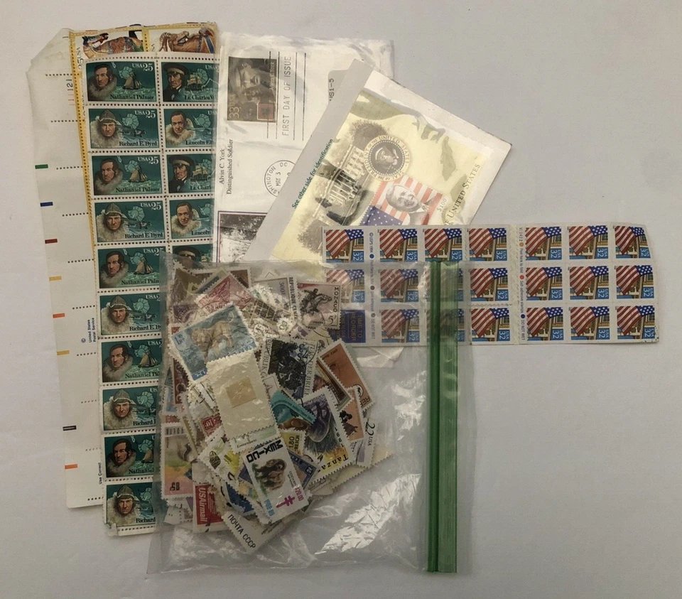 320+ Stamp Collection Vintage/Modern Presidents Foreign Animals Polska Australia - Image 1 of 4