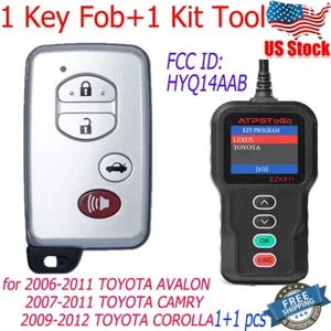 Herramienta de llavero remoto sin llave inteligente para Toyota Avalon Camry 2007~20011 271451-0140 - Imagen 1 de 7