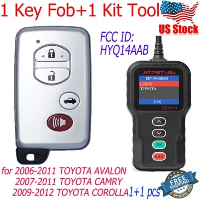 Smart Keyless Remote Key Fob Tool for Toyota Avalon Camry 2007~20011 271451-0140 - Image 1 of 4