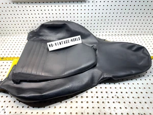 Porsche 97-04 Boxster 986 911 996 LEATHER seat BACK L or R Driver Black 1 Cover - Bild 1 von 24