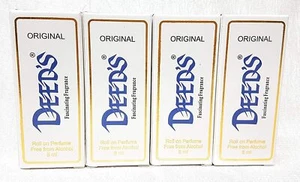 Almas Deeds Perfume Original Roll On Pocket Body Spray Unisex Fragrance Set Of 4 - Picture 1 of 5