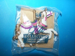 Imán de carrusel ""Unicornio"" colección Avon 1996 colección De colección nuevo de lote antiguo 3" de alto - Imagen 1 de 1