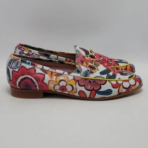Damen Halbschuhe Castellano 1920 Madrid Leder weiß bunt Blumen Größe 39 - Bild 1 von 12