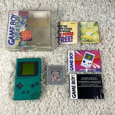 Nintendo Gameboy Original Verde Play it Loud DMG-01 Completo en Caja A Juego # Foto 1 de 4