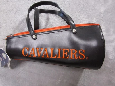Virginia Cavaliers Purse Handbag Womens Black Orange College Basketball Barrel - Image 1 of 4