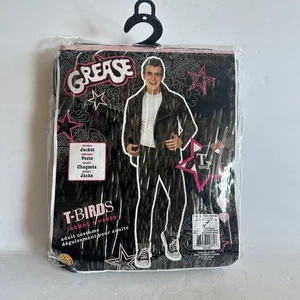 Chaqueta Grease T-Birds Años 50 Adulto Disfraz Talla X-Grande Halloween Vestir - Imagen 1 de 4