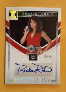 Rockin’ Robin Immortal Ink Autograph Auto /25 WWE Panini Impeccable 2023 - Picture 1 of 2