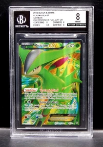 Pokemon Virizion EX Full Art Viridium EN 96/101 Plasma Blast PSA BGS 8 NM-Mint - Bild 1 von 2