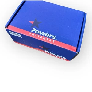 Powers 7246SD Cuneo-Bullone + Ancoraggio a Vite in Acciaio al Carbonio con Punta Blu - 1/2" x 4" (50) - Foto 1 di 6