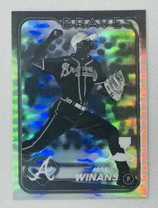2024 Topps Chrome Negative Refractor Allan Winans #249 Rookie RC - Picture 1 of 2