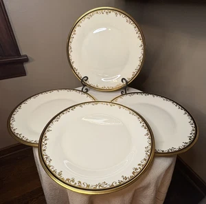 VINTAGE Set of 4 Lenox Eclipse Dinner Plate MINT 10 3/4" USA - Picture 1 of 5