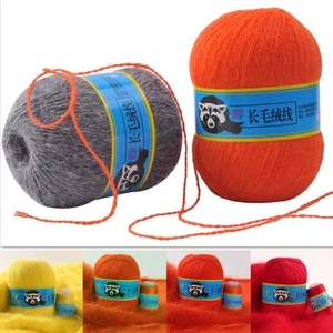 US 70g Soft Mink Velvet Wool Yarn DIY Hand Knitting Cashmere Wool Crochet Thread - Picture 1 of 48
