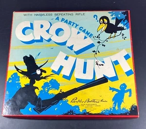 Crow Hunt Party Juego Juego de Tiros Parker Bros. Salem Mass Completo Años 30 Leer - Imagen 1 de 24