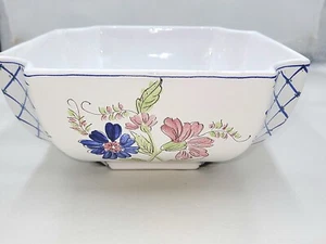 Ethan Allen italienische Fayence Blumen Deko Herzstück Schale RN 48864 - Bild 1 von 8